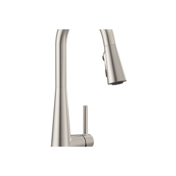 One-Handle Pulldown Kitchen Faucet Spot Resist Stainless